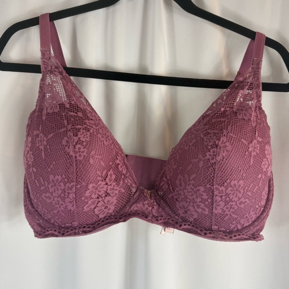 Victoria secret Lace Underwire Push Up Bra in Mauve - Picture 1 of 8